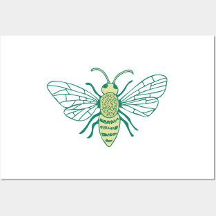 Bee Garden Posters and Art